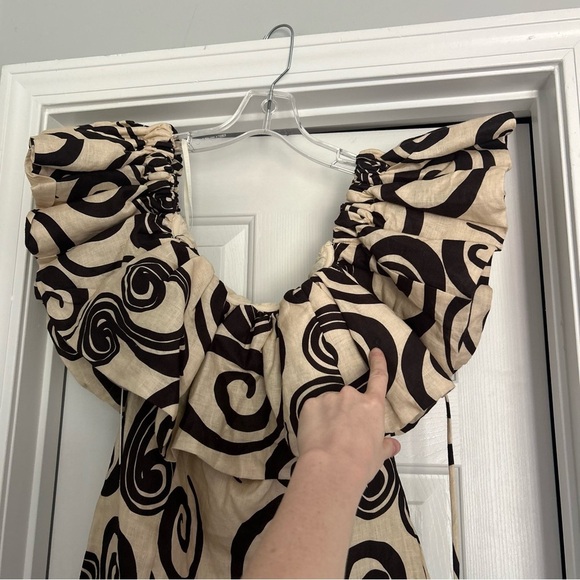 NEW NWT The Wolf Gang Dresses The Wolf Gang Mirador Mini Dress Size Medium Linen - Picture 8 of 10